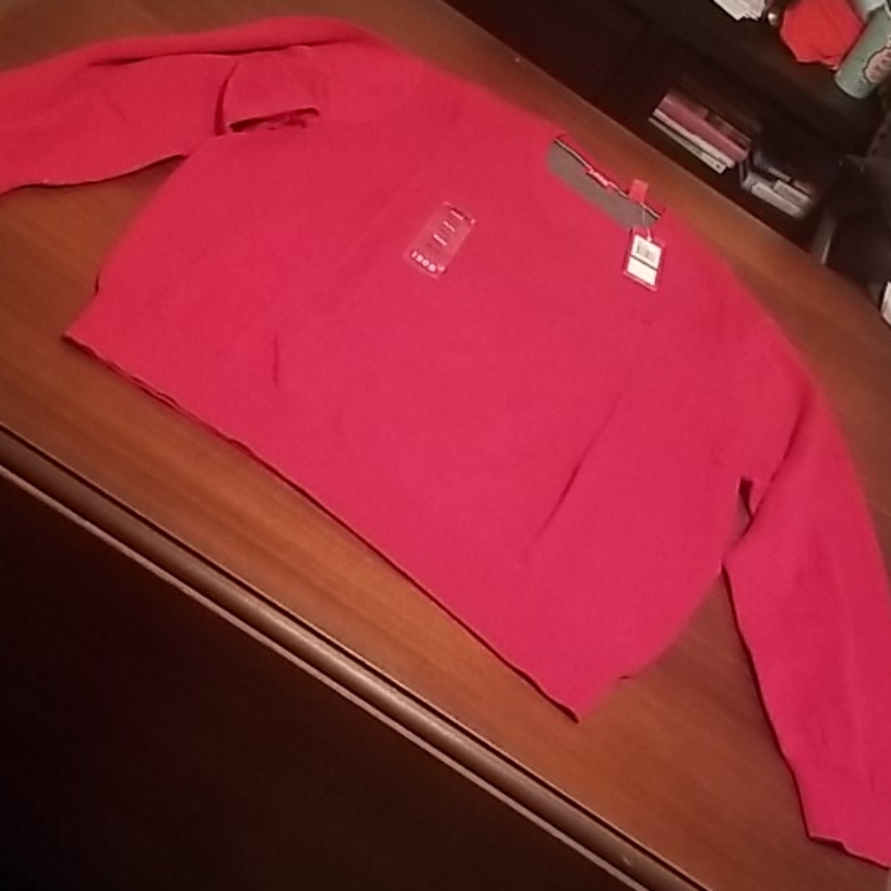 IZOD Mens Sweater Rio Red NWT